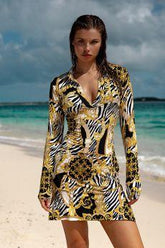 ABITO DONNA  NERO/BIANCO 795180 VERSACE LULI FAMA